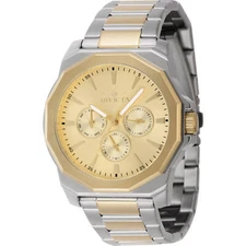 Invicta Men's Watch Speedway Quartz Gold Tone Dial Two Tone Bracelet 46846
