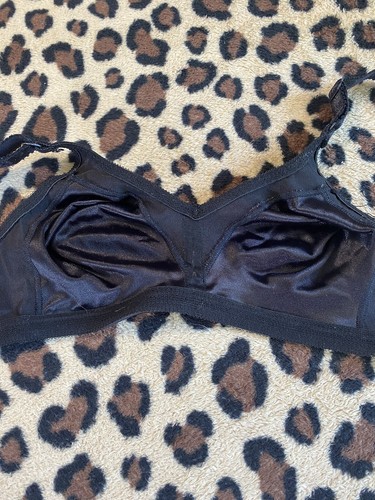Bali Vintage Bra Black Wireless Full Coverage 36b Sissy Crossdresser Trans🤍 - Picture 7 of 9