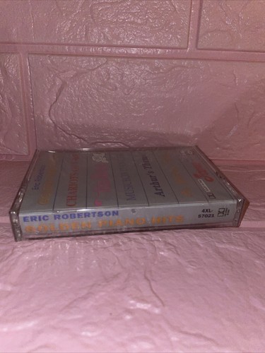 Vtg 1988 Eric Robertson Golden Piano Hits Cassette Tape Arthur, Fame Rare Sealed - Picture 6 of 7
