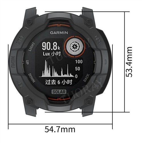 For Garmin instinct 3 Solar 45mm/50mm Smart Watch Cover Silicone Case Protector - Zdjęcie 13 z 41