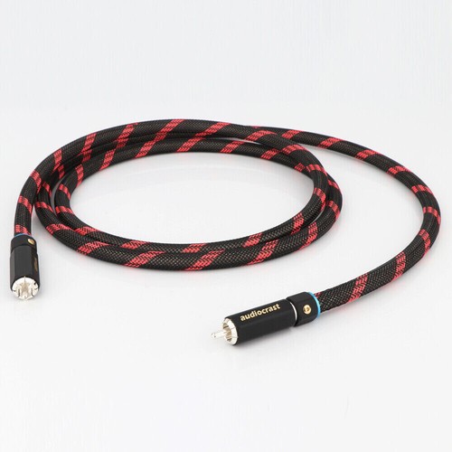 OCC Copper Cord Silver Plated Plug Audio Coaxial RCA Digital Cable for Amplifier - Picture 4 of 6