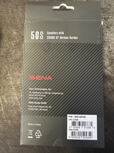 Sena 50S Speakers w/Sound By Harmon Kardon - 50S-A0102 - Picture 3 of 4