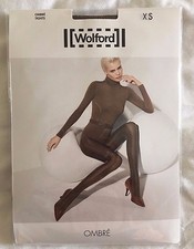 Wolford Womens Ombre Tights Bison Black Size Small Style 14415