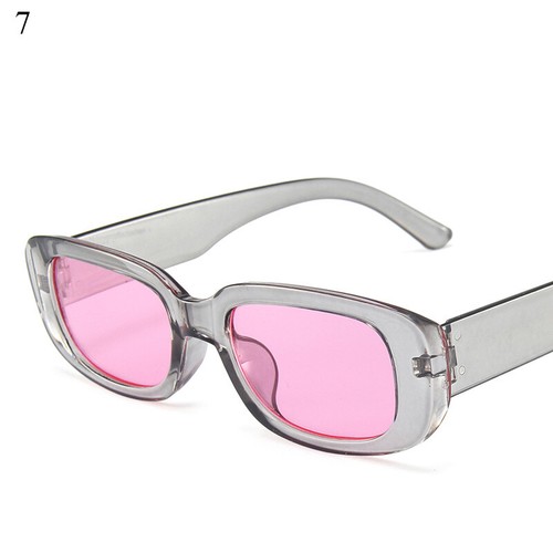 Moda Y2K Retro Vintage Rectangular Cuadrado Gafas de Sol Tonos Damas Mujeres UV400. - Imagen 36 de 115