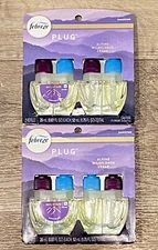 4 Ct. Febreze Plug Refill Odor-Fighting Air Freshener MOUNTAIN, Heavy Duty New