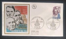 ENVELOPPE PREMIER JOUR 1981 FDC SOIE LE PANTHÉON N° 2172 OBLITÉRÉ CASTRES