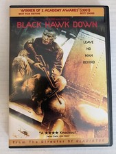 Black Hawk Down DVD 2002 Ridley Scott Jerry Bruckheimer  Very Good
