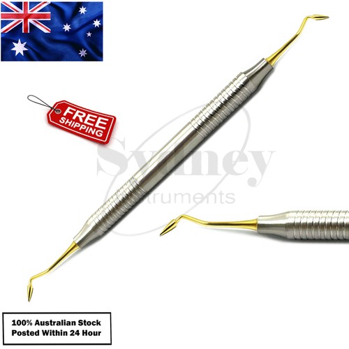 Dental Amalgam Filling Composite Plastic Restorative Gold Coated Hollow Handle - Bild 3 von 5