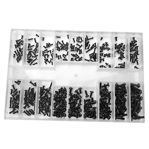 Small Screws Assortment Kit 18 Kinds M1.2 / M1.4 / M2.0 Tiny Micro