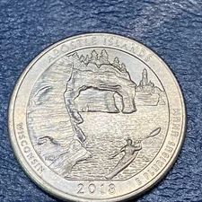 2018 P Apostle Island National Lakeshore ATB Quarter •Buy 10Get 40% Off• #230123