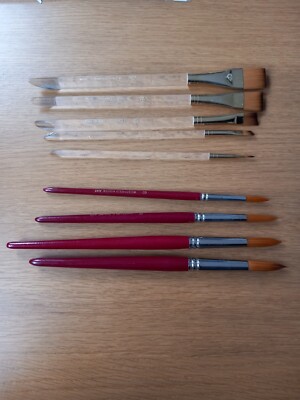 9er Set Künstlerpinsel