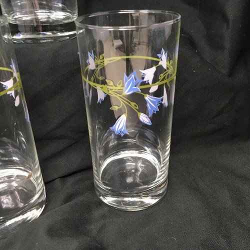 Corelle Pattern Blue Dusk Drinking Glasses Ice Tea Tumblers 12 oz Lot of Three - Bild 4 von 6