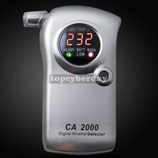 LED Breathalyzer Alcohol Detector Digital Personal Professional Blowing Tester