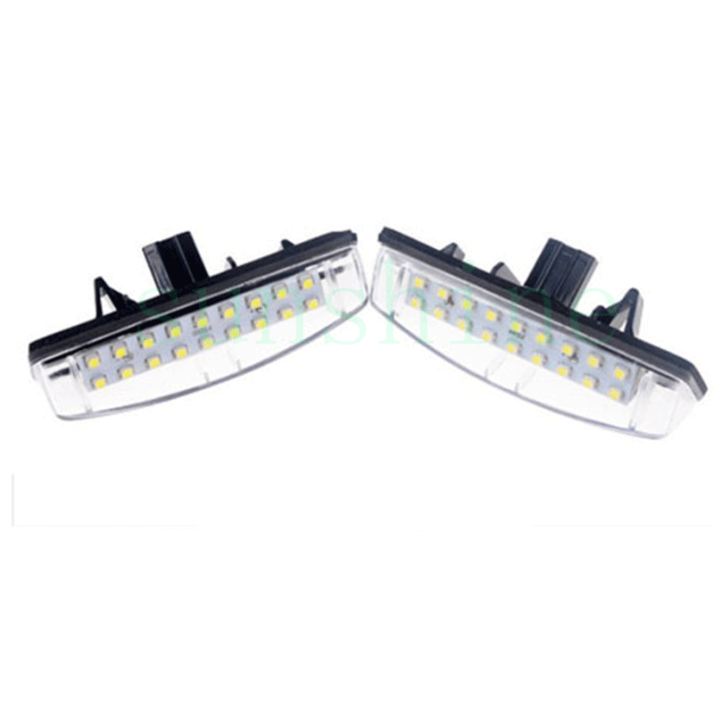 2XFor Lexus RX300 RX330 RX350 20032008 Rear License Plate Light White Led Cover eBay