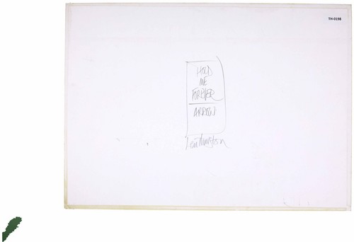 Len Thurston "Hold Me Forever" original gouache illustration tree Pale Blue Art - Picture 2 of 3