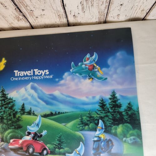 1988 McDonalds Mac Tonight Travel Toys Translite/Ad/Sign/Display 21,5x21,5 - Bild 4 von 6