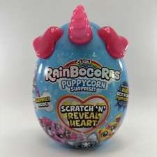 Gold Zuru Rainbocorns Puppycorn Surprise Scratch N Reveal Heart Mystery Egg