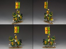 KING  COUNTRY MEDIEVAL KNIGHTS  SARACENS MK103 MOUNTED SIR OLIVER D'INGHAM