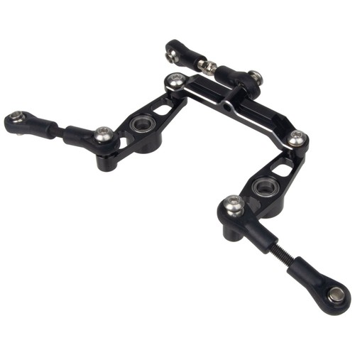 Juego de brazos de dirección de manivela con rodamiento de bolas de aluminio para Tamiya TT-02 / TT-02D / TT-02E - Imagen 5 de 7