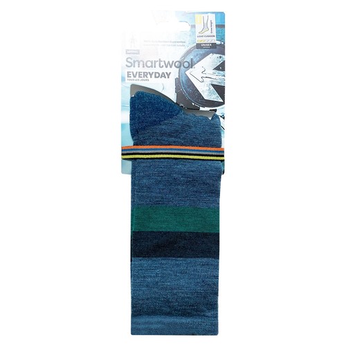 SmartWool Saturnsphere Calze Equipaggio a Righe 1pr Unisex Miscela Lana Merino Made in USA - Foto 10 di 30