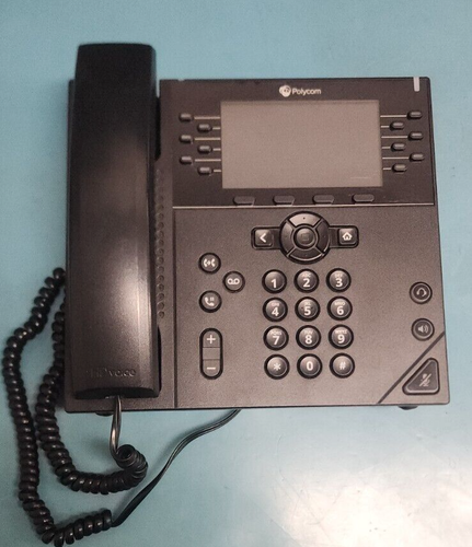 Polycom VVX 450 Ring Central Business VoIP Phone Black 2201-48840-001 - 第 1/3 張圖片