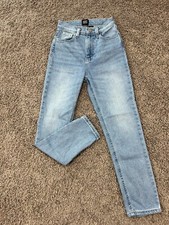 BDG Urban Outfitters Jeans Womens 24 Blue Denim Girlfriend High Rise Cropped