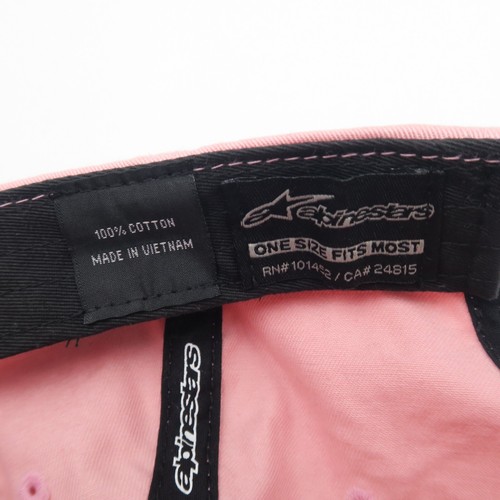 Gorra de béisbol Alpine Stars sombrero para mujer OS rosa 100 % algodón bordada correa trasera - Imagen 8 de 10