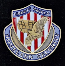 Home Land Security - Liberty Shield - "America is Great" - Challenge Coin