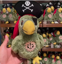 Authentic Shanghai Disney Parks Pirates of the Caribbean parrot plush Toy New
