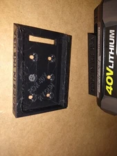 5 Pack BATTERY HOLDER MOUNT MADE FOR RYOBI 40V BATTERY. MADE I NTHE USA