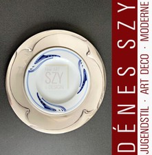 Henry van de Velde, Whiplash, Art Nouveau, silver 925 place plate, Koch Bergfeld