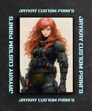 GI-Joe Scarlett Poster Print - No Frame