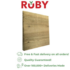 Featheredge Pressure Treated Timber Board Treated Cladding Sample 