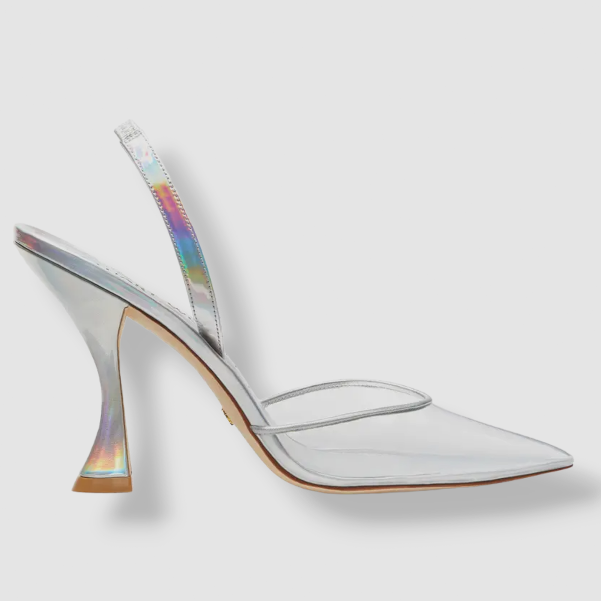 $495 Stuart Weitzman Women's Sliver SW Xcurve Slingback Pump Heels