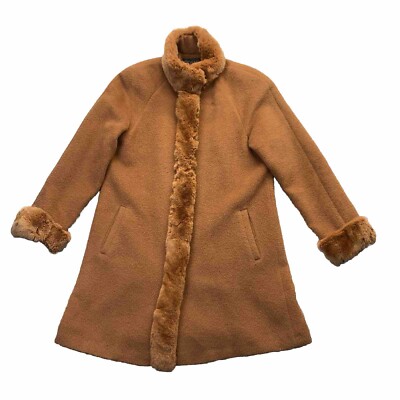 Vintage Donatella Copper Sz 8 Penny Lane Coat Wool Alpaca Blend