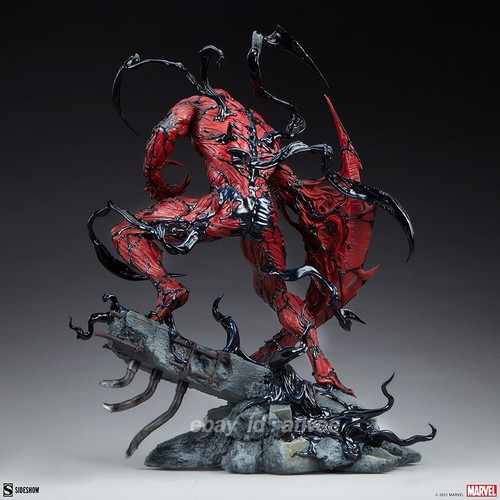 Sideshow Marvel Carnage Premium Format Statue 300797 - Symbiote Tendrils & Ruins - Picture 5 of 5