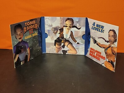 Tomb Raider II 2 Gold (Windows PC CD, 1999) 2 Disc Set w Sleeve