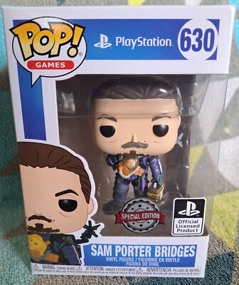 Sam Porter Bridges Pop 630 - Death Stranding Playstation Funko Pop! 2020 Vaulted