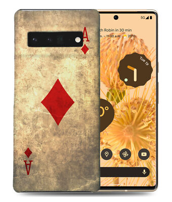 CASE COVER FOR GOOGLE PIXEL|ACE OF DIAMONDS PLAYING CARDS