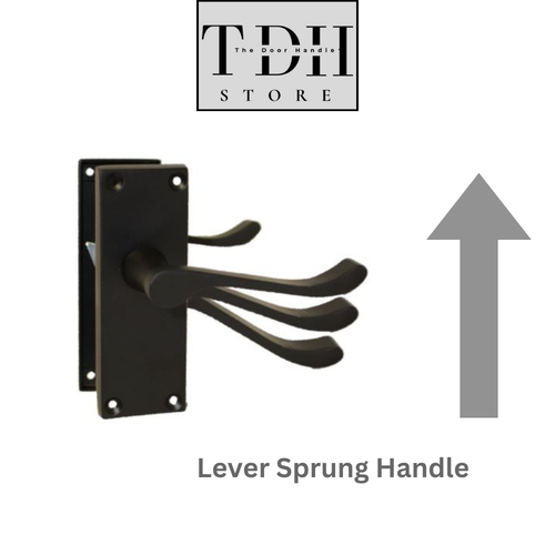 Matt Black Victorian Scroll Door Handle - Elegant Black Finish 6 Pairs.b - Picture 6 of 13