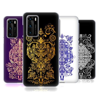 HEAD CASE DESIGNS LUXURIOUS ORNAMENTS SOFT GEL CASE FOR HUAWEI PHONES 4