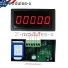 DC12-24V RS5135 Electronic 5-digit Counter Meter Panel + Large Screen 0-99999 US