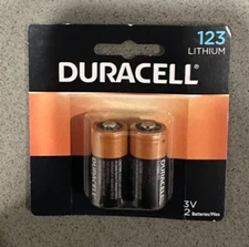 DL123A Duracell Ultra Lithium 2 Batteries-CR123A - NEW/FREE SHIPPING
