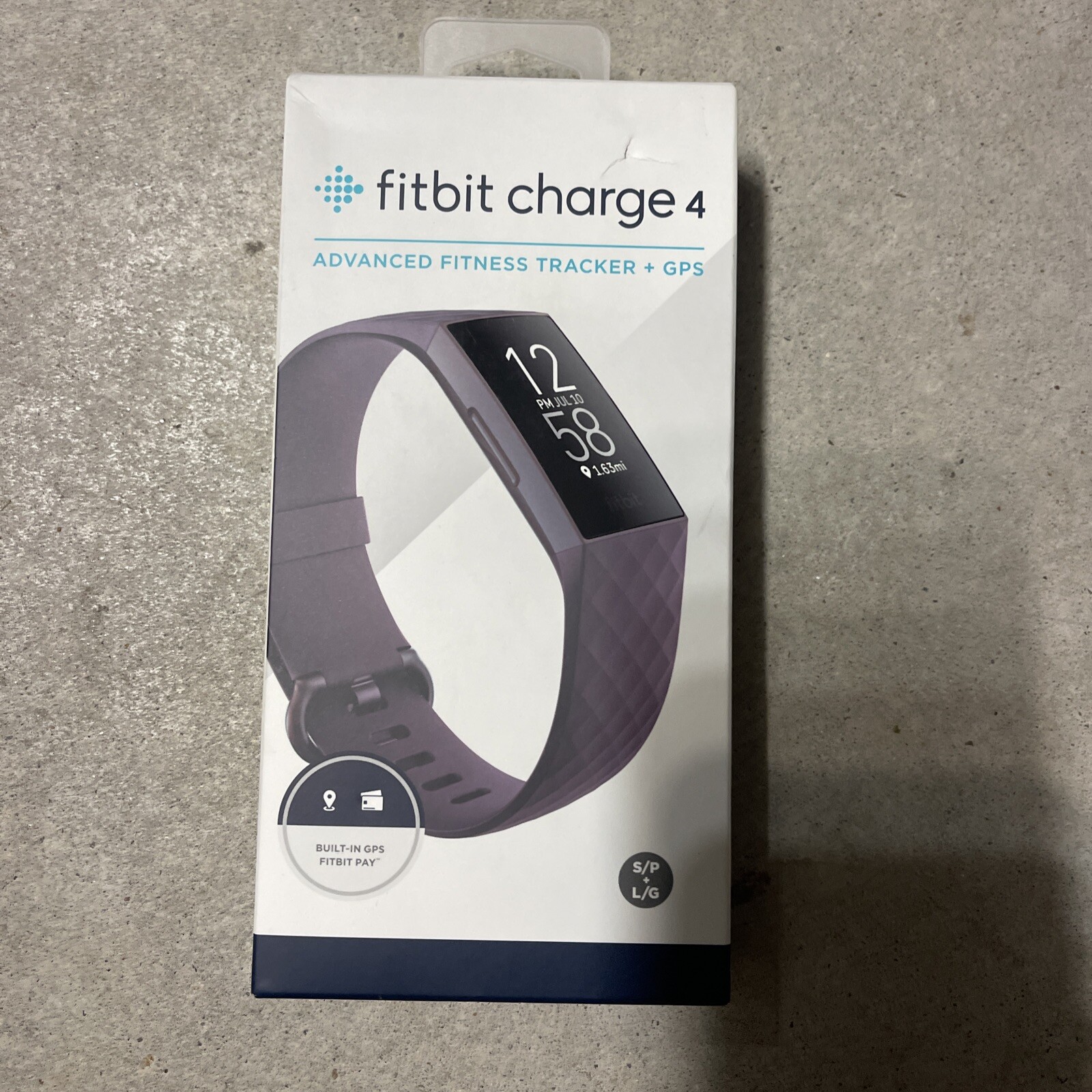 Fitbit Charge 4 Fitness Tracker with Built-in GPS, Heart Rate Monitoring, Sleep Tracking, Open Box Condition-image