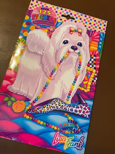 Rare Vintage Unopened Lisa Frank 125+ Sticker Tote Collector's Item + Free Gift - Picture 2 of 7