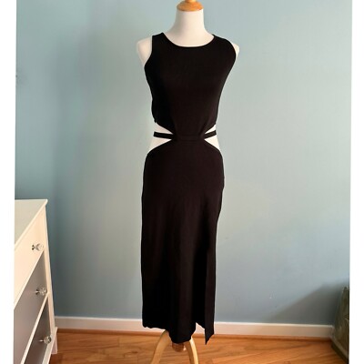 LUCY PARIS Cutout Midi Knit Dress Black size M (fits S or 4-6) | eBay LUCY PARIS Cutout Midi Knit Dress Black size M (fits S or 4-6) | eBay