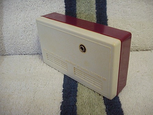 GE P1760 AM Radio Red Recapped Repaired Works Good Vintage - Picture 5 of 14