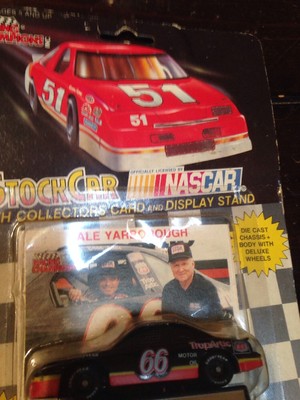 11 NASCAR Collectible Stock Cars - Cards & Display Stand | eBay