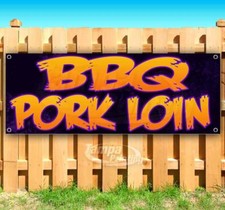 BBQ PORK LOIN Advertising Vinyl Banner Flag Sign Many Sizes Available BARBECUE