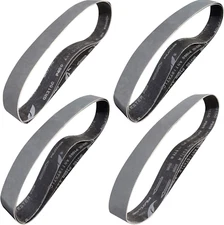 12 Pack 2 X 42 Inch Silicon Carbide Sanding Belts Set - 400 600 800 1000 Grits H